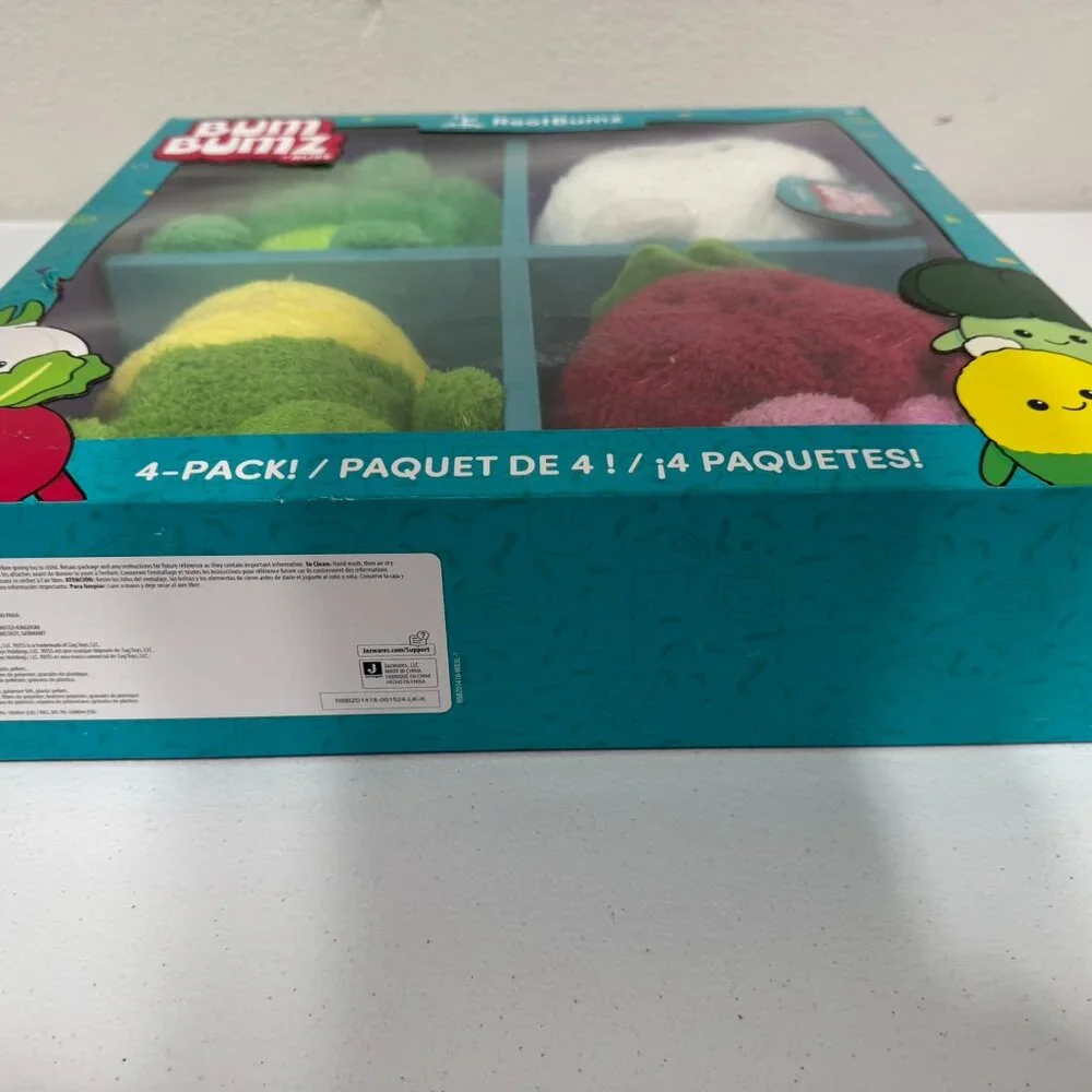 BumBumz Stuffed Plush - 4 Pack RootBumz 7.5